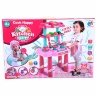 Mega Bucătărie Interactivă cu Aragaz,Tacâmuri, Produse Alimentare 