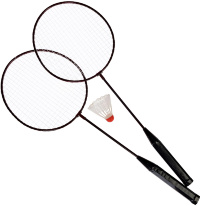 Set 2 Rachete Badminton cu Fluturaș