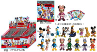 Figurina Surpriză Mickey cu 3 Cartonașe, set 18 buc. preț pentru 1 buc
