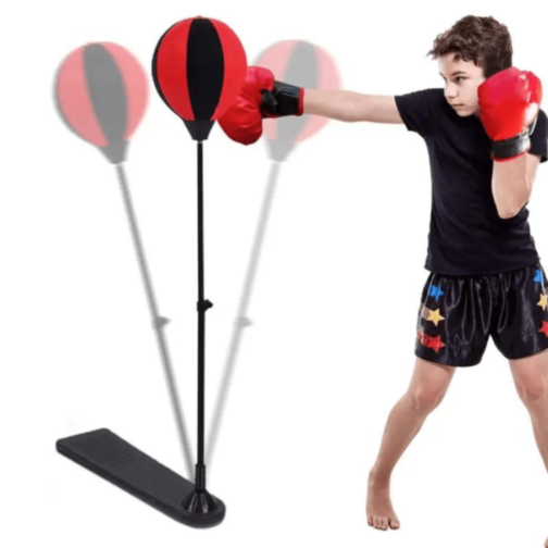 Set Box Copii cu Minge Reflex și Mănuși