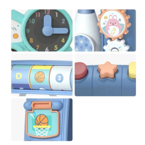 Set sportiv 3 în 1 pentru copii mici - Baschet, Fotbal și Golf 