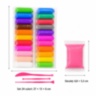 Set pastă de modelat copii, 24 culori, ustensile
