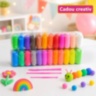 Set pastă de modelat copii, 24 culori, ustensile