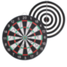 Set Darts Cu Două Fețe și 6 Săgeți Metalice