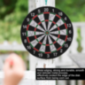 Set Darts Cu Două Fețe și 6 Săgeți Metalice