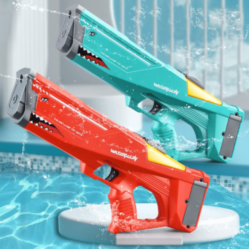 Pistol Electric cu Apă Reîncărcabil – Jet Puternic până la 12m, 550ml (culoare aleatorie)