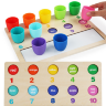 Jucărie Montessori pentru Numere, Culori și Matematică – Joc Educativ