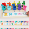 Jucărie Montessori pentru Numere, Culori și Matematică – Joc Educativ