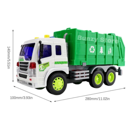Camion de Salubritate cu Lumini și Sunete – Jucărie Educativă pentru Copii