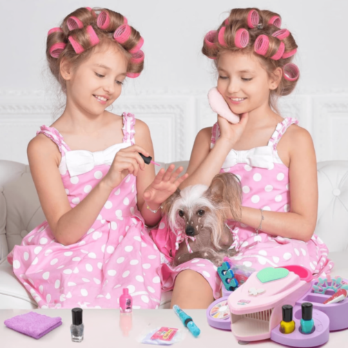 Set Manichiură și Pedichiură pentru Fetițe cu Accesorii