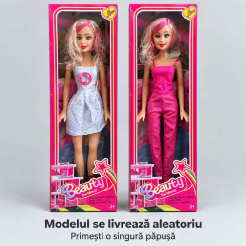 Păpușă mare muzicală de 70 cm cu păr blond