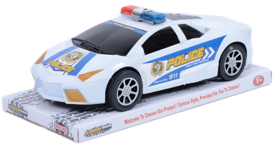 Mașina de Poliție cu Fricțiune, 35cm