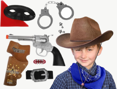Set Cowboy cu revolver cu sunete și accesorii – Western Adventure | image