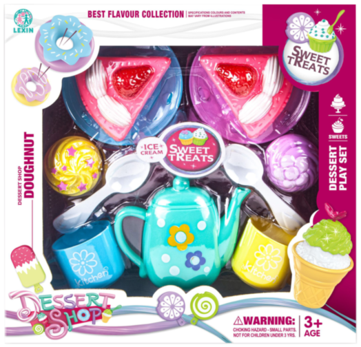 Set pentru Micul Dejun cu Prăjituri și Gogoașe 