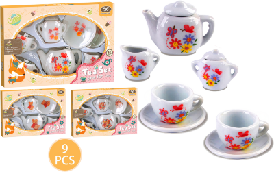Set Ceainic cu Cești din Ceramică, 9 Piese | image