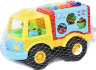 Camion cu Figuri Geometrice de Stivuit, 33cm   