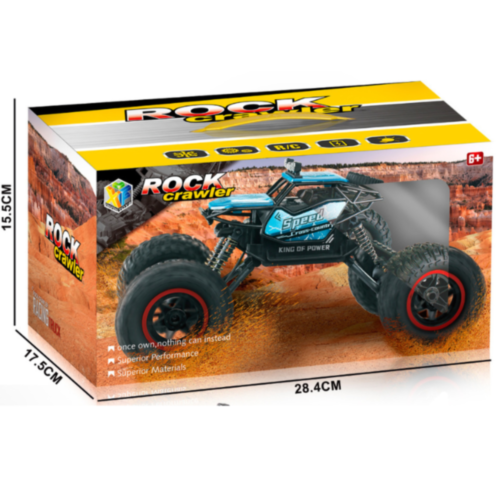 Mașinuță Rock Crawler Off-Road cu Telecomandă, Suspensie și Roți de Mari Dimensiuni