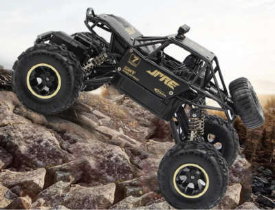 Mașinuță Rock Crawler Off-Road cu Telecomandă, Suspensie și Roți de Mari Dimensiuni | image