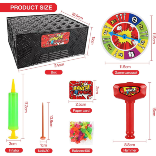 Joc Interactiv Bang! Bang! Popping – Distracție Explozivă pentru Copii și Familie