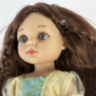 Păpușă Elegantă cu Rochie din Tulle și Împletituri Decorative