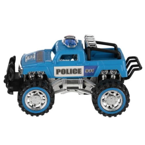 Monster Truck de Poliție cu Roți Mari (culoare aleatorie)