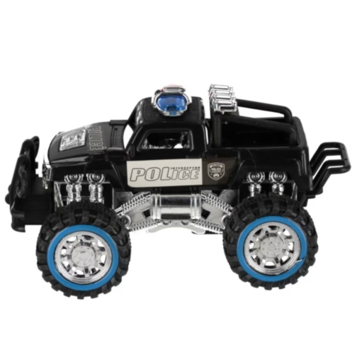 Monster Truck de Poliție cu Roți Mari (culoare aleatorie)