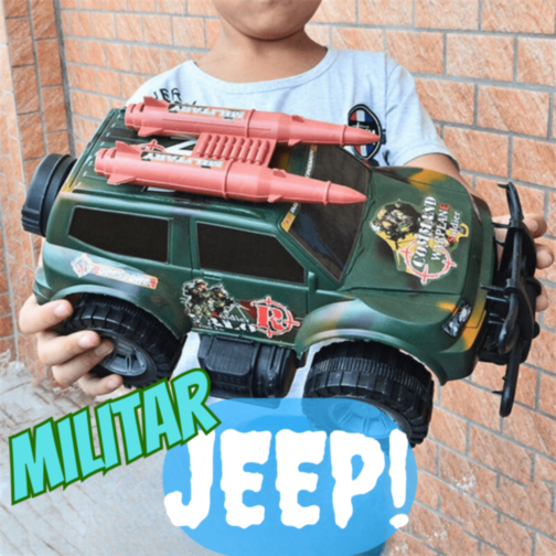 Mașină Militară cu Rachete Off-Road (culoare aleatorie)