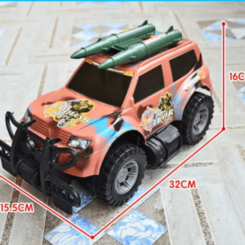 Mașină Militară cu Rachete Off-Road (culoare aleatorie)