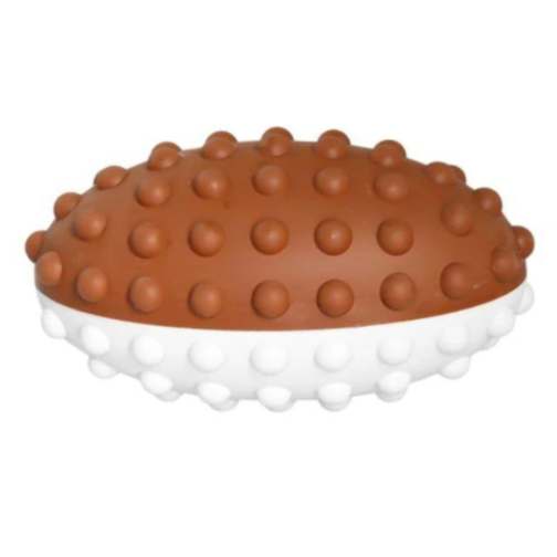 Minge senzorială Rugby cu texturi Pop-It, culori vibrante