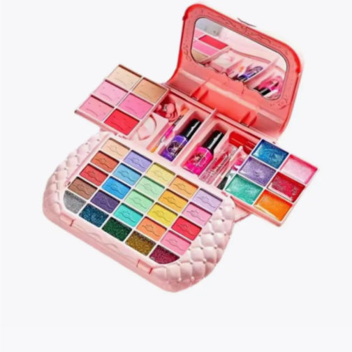 Trusa de Machiaj pentru Copii – Set Glamour în Gentuță Elegantă
