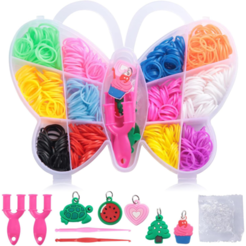 Set de Brățări Elastice DIY în Formă de Fluture