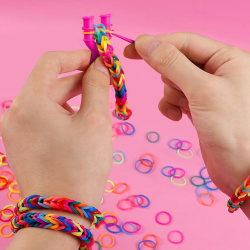 Set de Brățări Elastice DIY în Formă de Fluture