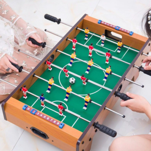 Fotbal de Masă pentru Copii și Familie - Design Compact și Ușor de Utilizat