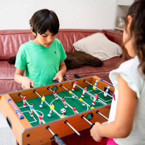 Fotbal de Masă pentru Copii și Familie - Design Compact și Ușor de Utilizat