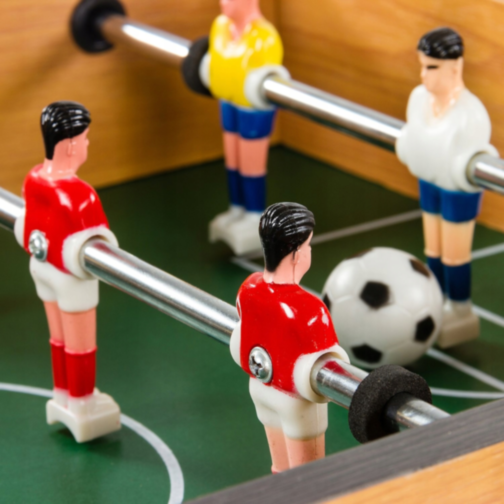 Fotbal de Masă pentru Copii și Familie - Design Compact și Ușor de Utilizat