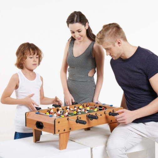 Fotbal de Masă pentru Copii și Familie - Design Compact și Ușor de Utilizat