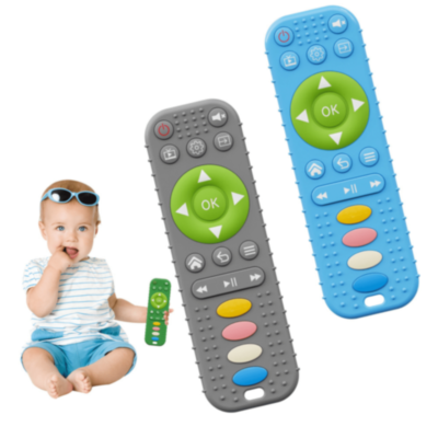 Telecomandă de Jucărie din Silicon pentru Bebeluși (culoare aleatorie) | image