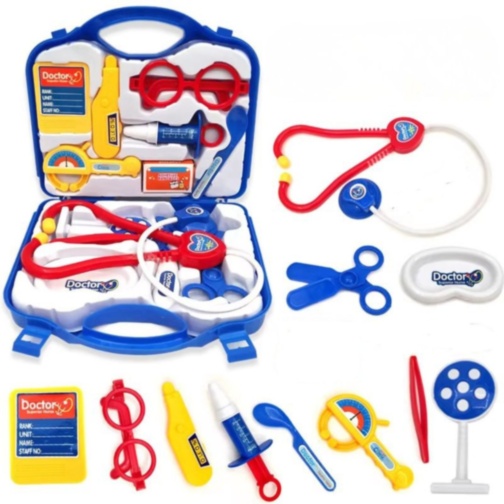 Set Doctor Copii cu Valiză și Accesorii Medicale (culoare aleatorie)