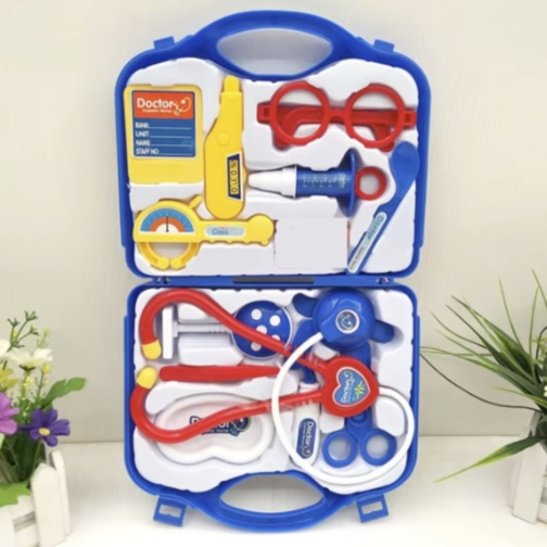 Set Doctor Copii cu Valiză și Accesorii Medicale (culoare aleatorie)