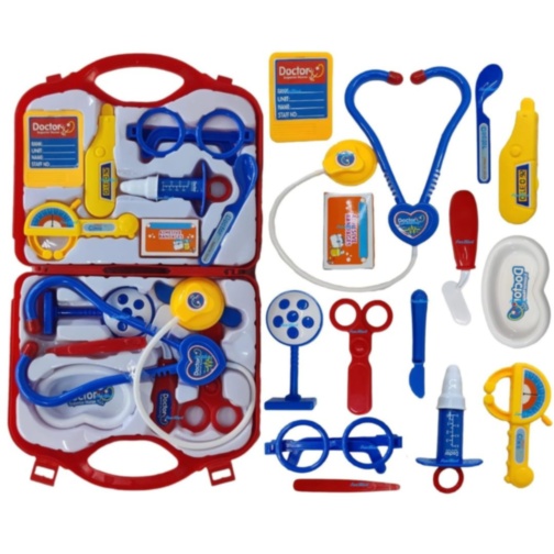 Set Doctor Copii cu Valiză și Accesorii Medicale (culoare aleatorie)