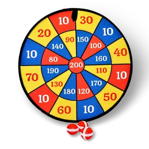 Darts Velcro cu Mingi din Material, 36cm