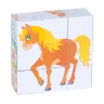 Puzzle din Cuburi  Animale Domestice