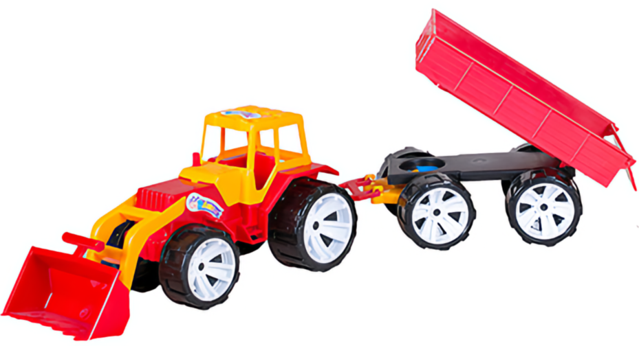 Tractor cu Lopată și Remorcă, 82cm 