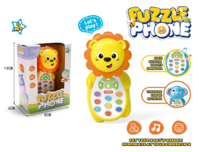 Telefon Interactiv cu Sunete Leu