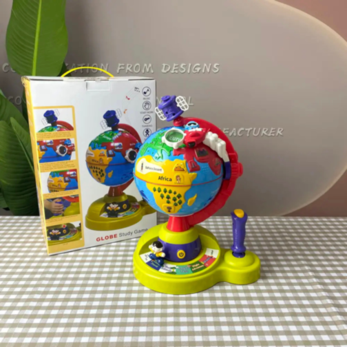 Glob Interactiv cu Jocuri Educative și Funcții Multimedia pentru Copii