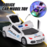 Mașinuță de Poliție cu Lumini, Sunete și Transformare Robot 