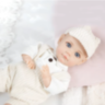 Păpușă Reborn Băiețel cu Corp Moale și Ținută Tricotată – 35 cm