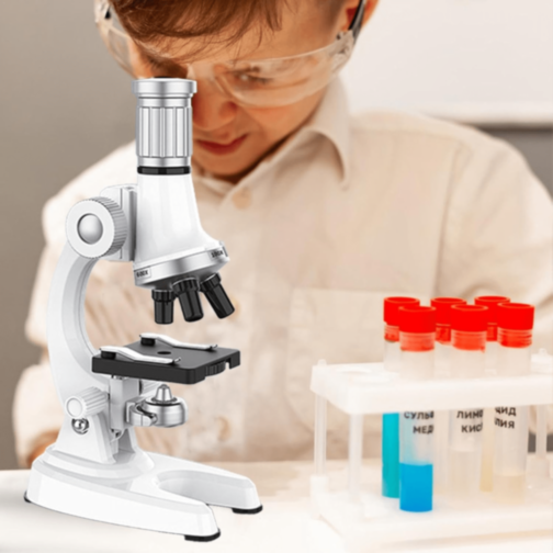 Microscop Educațional cu Accesorii pentru Copii Curioși
