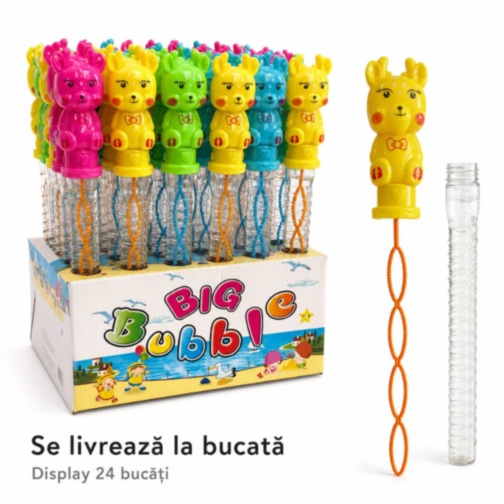 Baghetă pentru baloane de săpun cu căprioară colorată
