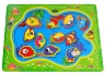 Joc de Pescuit Magnetic, de Lemn